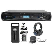 Crown Pro XLS1002 XLS 1002 700 Watt DJ/PA Power Amplifier Amp+Headphones+Mic