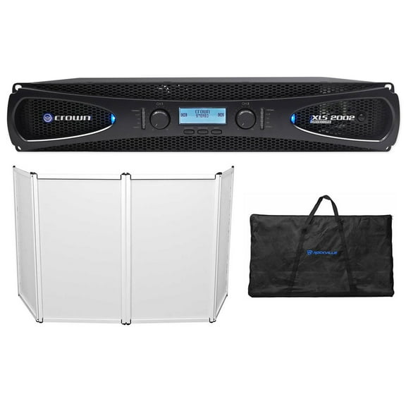 Crown Pro XLS2002 XLS 2002 2100 Watt DJ/PA Power Amplifier Amp w/ DSP + Facade