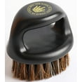 thumbnail image 1 of Crown Professional Brush Wavers Barbers- Luxury Glossy No Handle Palm 360 waves brush - - Medium Hard Boar Bristles with Black Gold Candy Paint - For Men with Durags, Wave Cap, Butter or Pomade (Knuck, 1 of 4