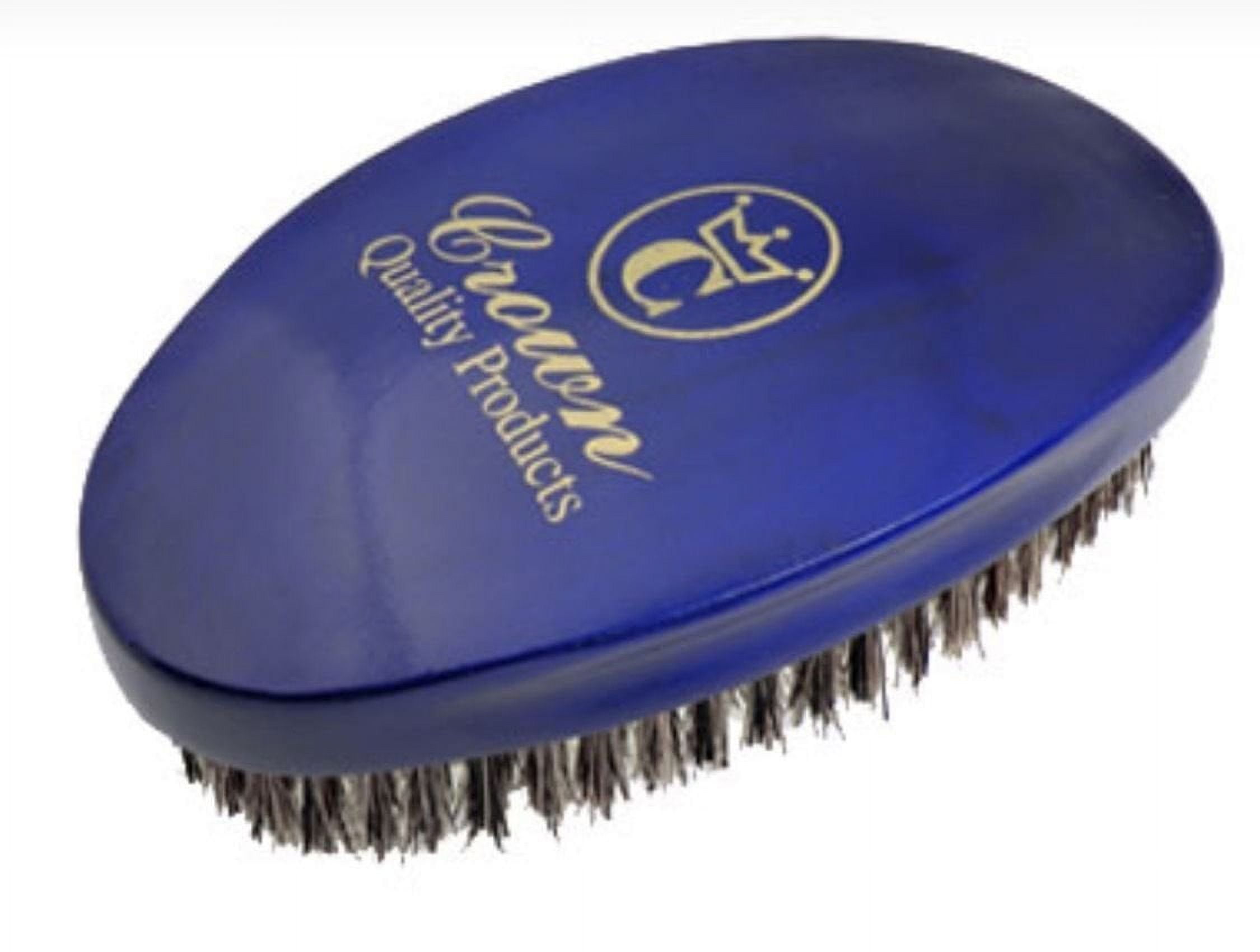 Crown Quality Products Caesar 360 Gold Wave Brush Royal Medium