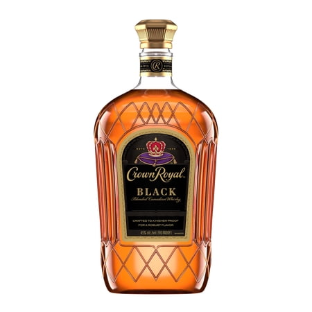 Crown Royal Black Blended Canadian Whisky, 1.75 L, 45% ABV