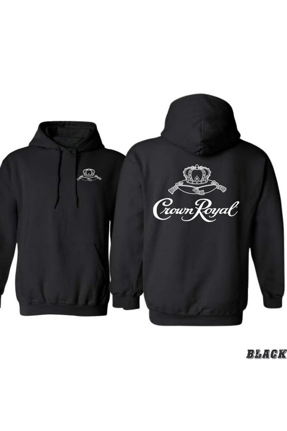 Crown Royal Classic Logo Hoodie for Whiskey Lovers