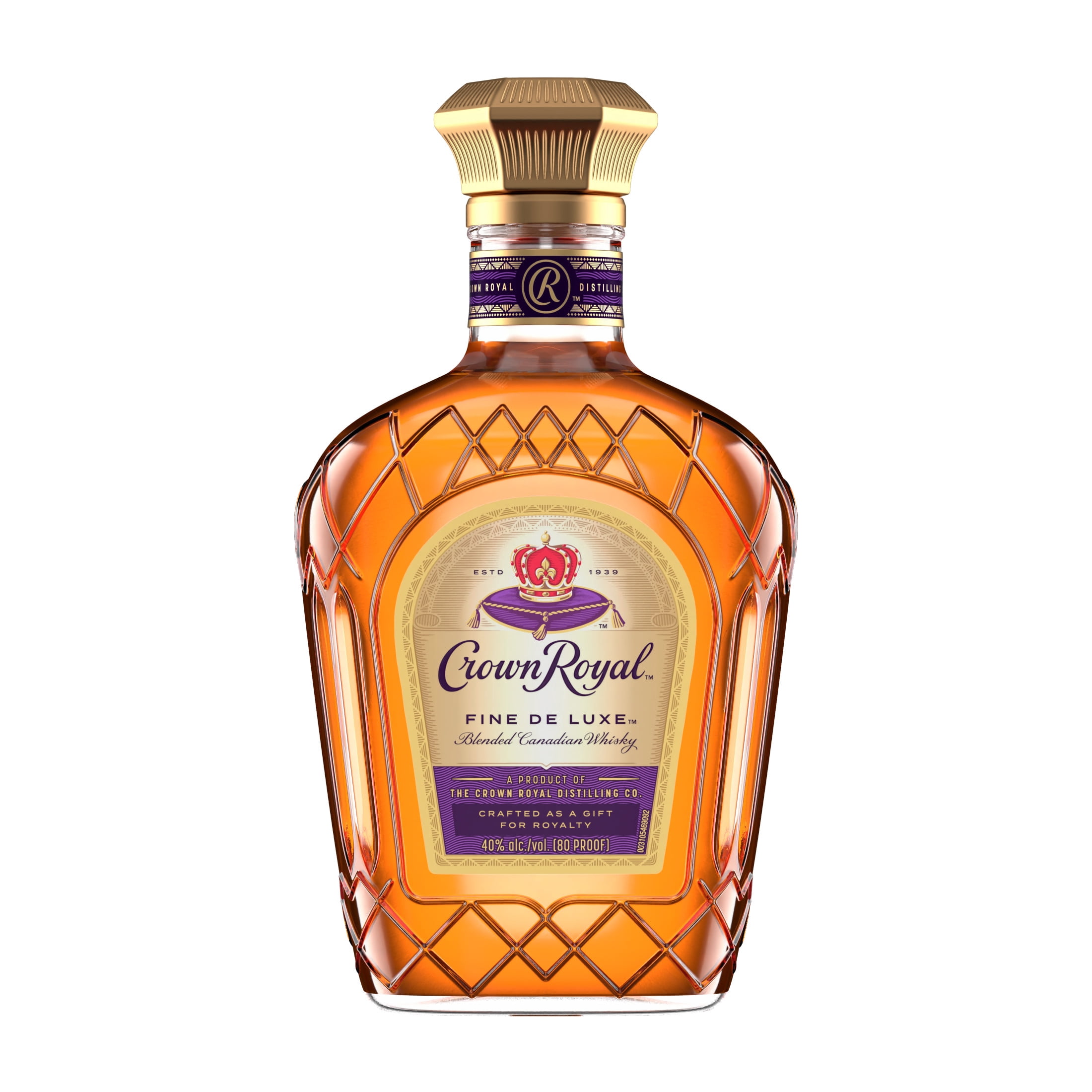 Crown Royal, Blended Canadian Whisky, 375 mL Glass Bottle, 40% ABV 