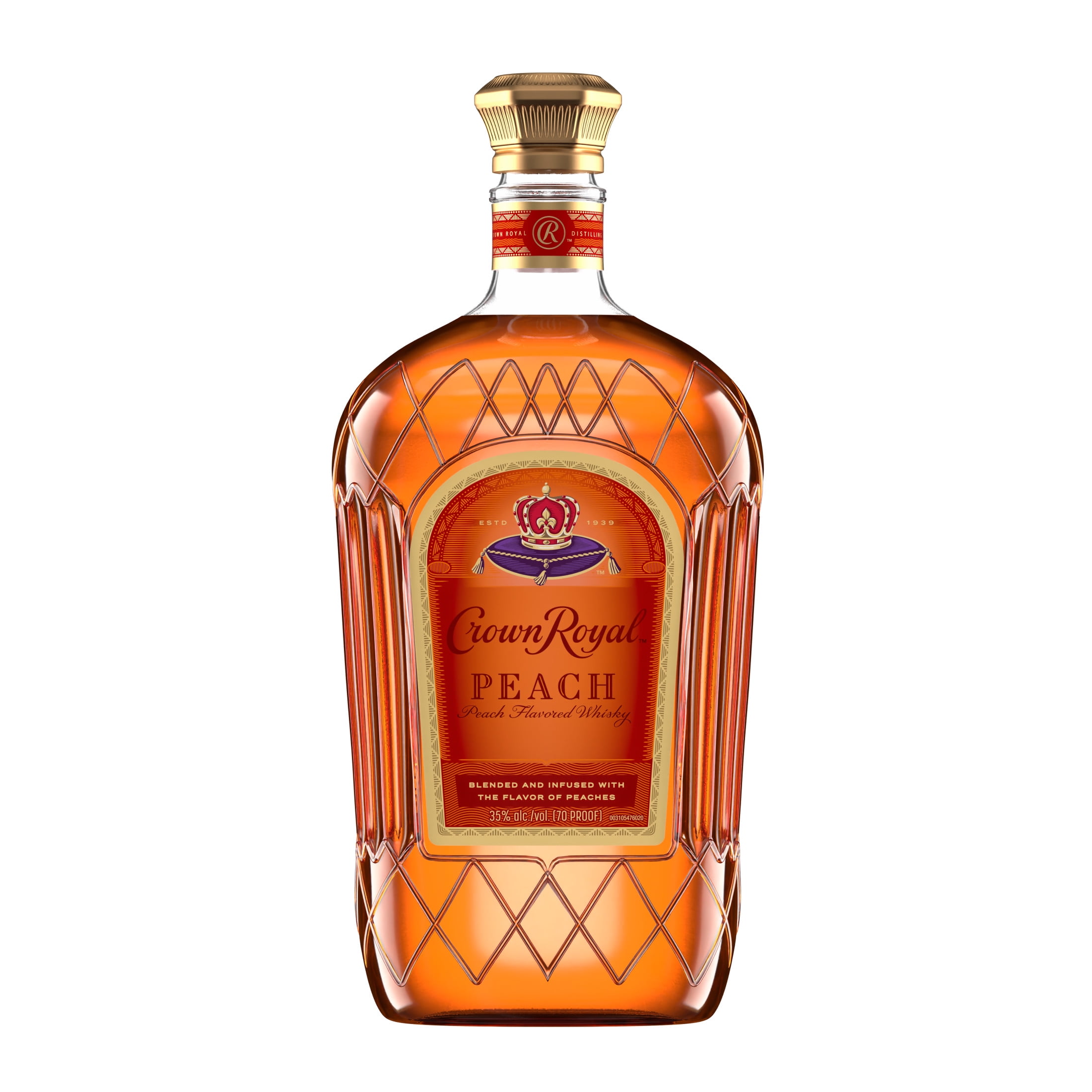 Crown Royal Peach Flavored Whisky, 1.75 L, 35% ABV - Walmart.com