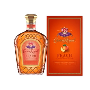 Crown Royal Peach Flavored Whisky, 750 mL, 35% ABV