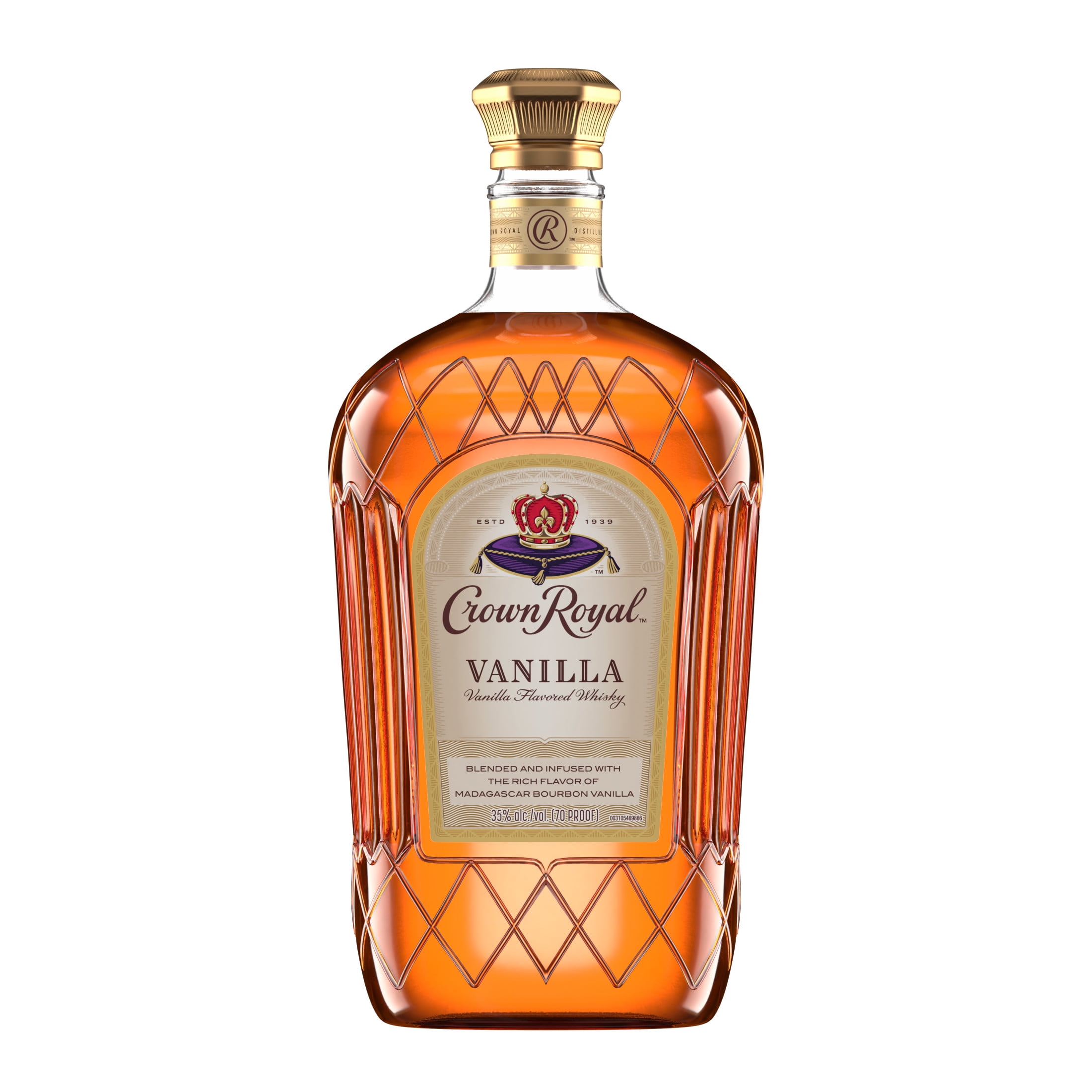 Crown Royal Vanilla Flavored Whisky, 1.75 L, 35% ABV