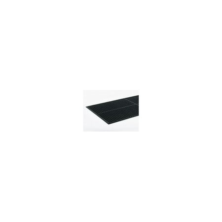 Crown Safewalk-Light Drainage Safety Mat, Rubber, 36 x 60, Black -CWNWSCT35BK