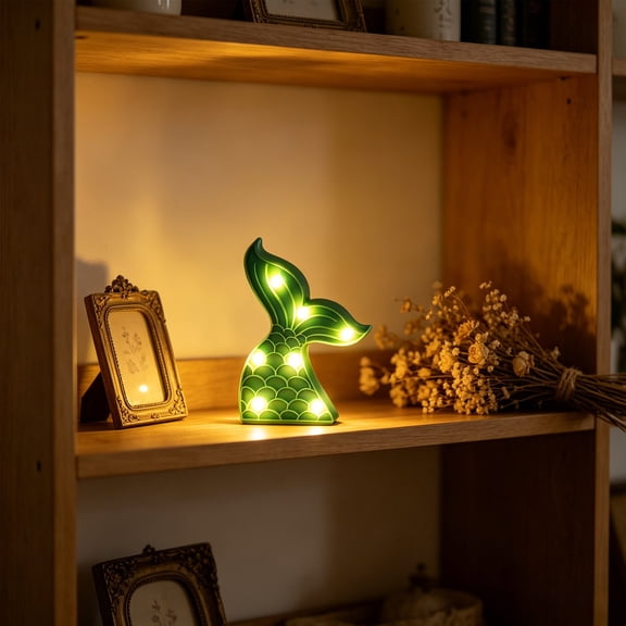 Crown Shaped LED Marquee Night Light, Battery Operated Plastic Decorative Desk Lamp, Cute Princess Style Wall Light for Youth Bedroom, Dorm, Birthday Party & Room Decoration