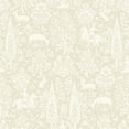 thumbnail image 1 of Crown Sherwood Cream Woodland Unpasted Paper Wallpaper, 20.5-in by 33-ft, 56.4 sq. ft., 1 of 3