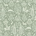 thumbnail image 1 of Crown Sherwood Sage Woodland Unpasted Paper Wallpaper, 20.5-in by 33-ft, 56.4 sq. ft., 1 of 3