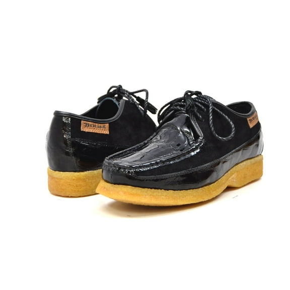 Crown Suede and Lace Up Men Shoes