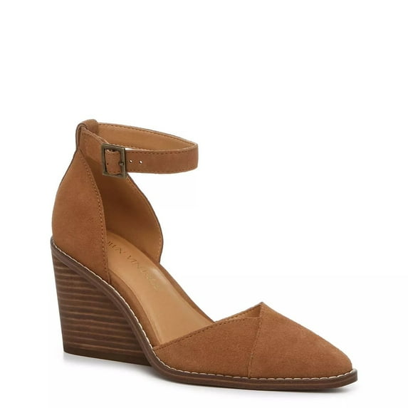 Crown Vintage Womens' Doriss Wedge Pumps, Graham Crust Suede, 10