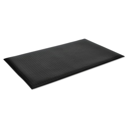 Crown Wear-Bond Comfort-King Anti-Fatigue Mat, Diamond Emboss, 36 x 60, Black -CWNWBZ035KD