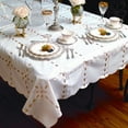 thumbnail image 1 of Crown With Ribbon Embroidered Tablecloths, 1 of 3