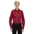 thumbnail image 1 of Crown Women's Red Collection Solid Stretch Twill Dress Shirt S, 1 of 2