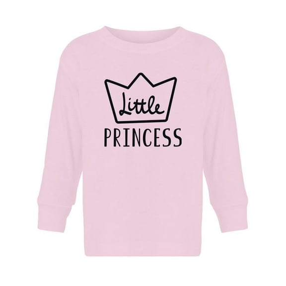 Crown "little Princess" Long Sleeve Toddler -Image by Shutterstock,  3 Toddler