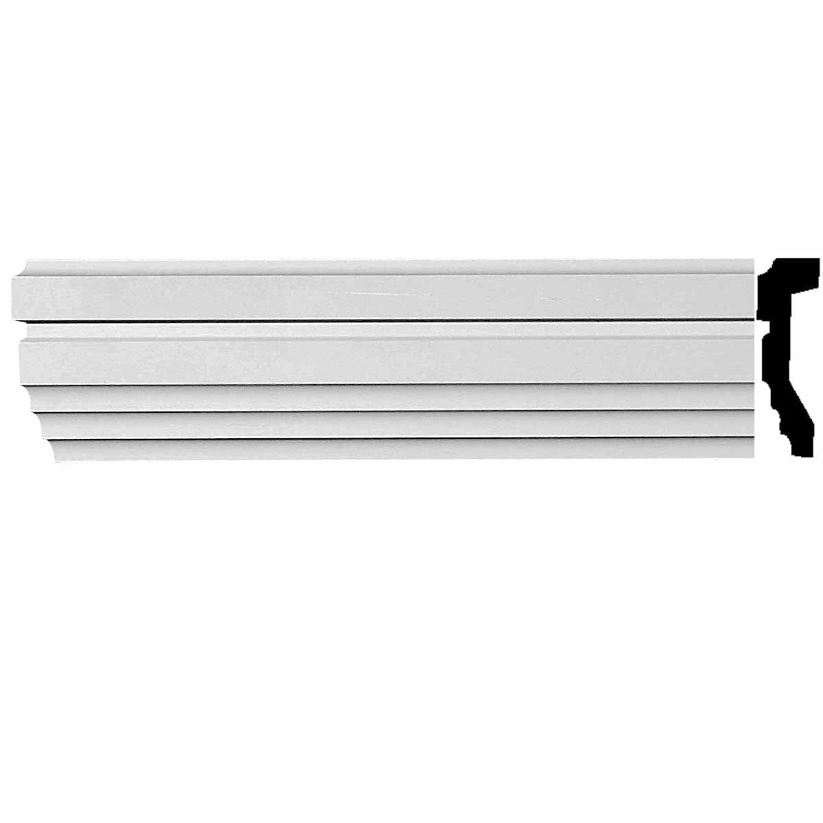 White Urethane Crown Moulding 3.5'' H x 96'' L