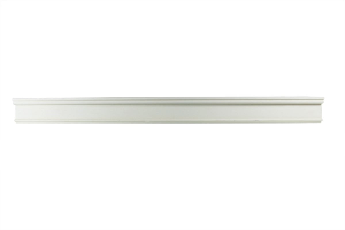 Primed White Urethane Crown Molding 94" Length