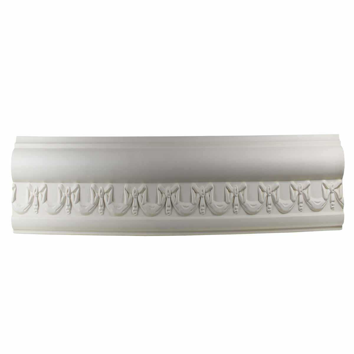 Primed White Urethane Ornate Crown Molding 94" L