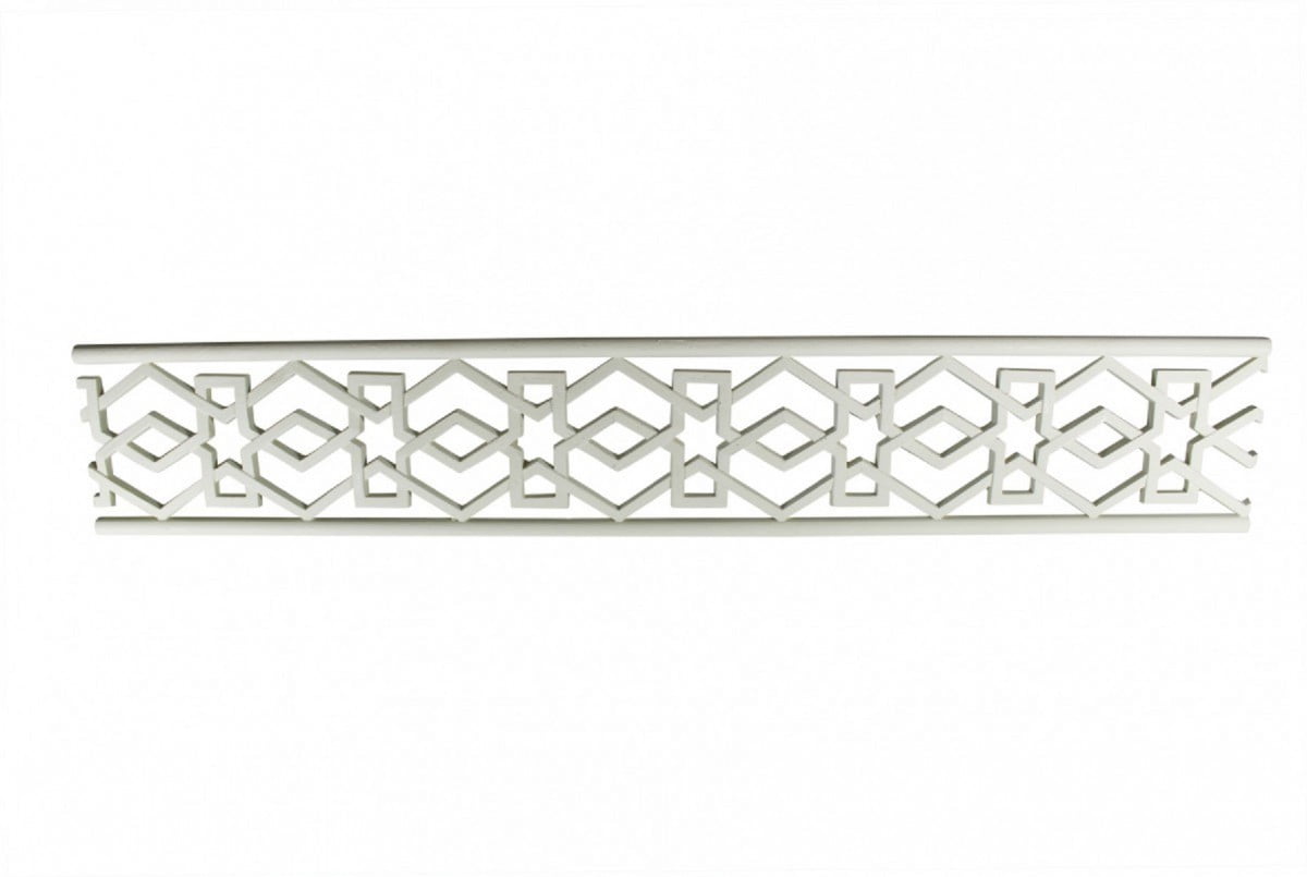 Primed White Urethane Ornate Crown Moulding 94"