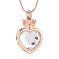 thumbnail image 1 of Crown of love Cremation Jewelry for Ashes Holder Pendent for Ashes and Chain, 1 of 7