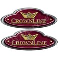 thumbnail image 1 of CrownLine Boat Remastered Oval Classic Stickers 10"X 3.5" each, 1 of 2