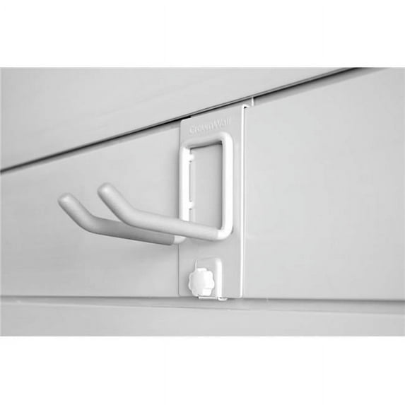 CrownWall DHK4-L 4 in. Slatwall Locking Double Hook