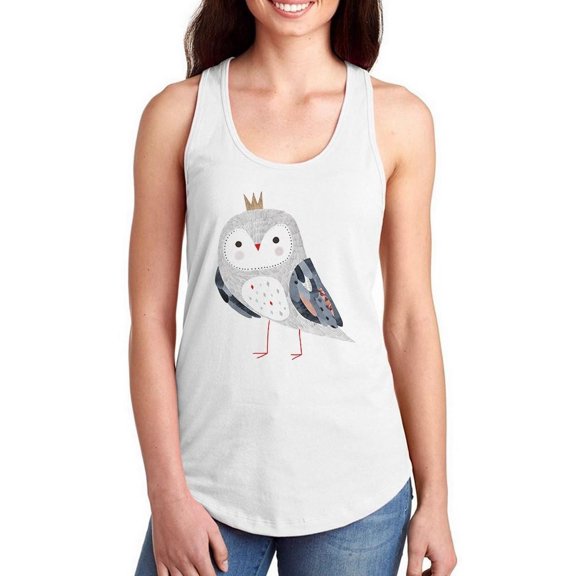 Crowned Critter Ii Racerback Tank Women -Victoria Borges Designs, Female Large
