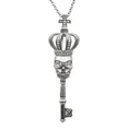 thumbnail image 1 of Crowned Skull Key Necklace (WHITE), 1 of 1