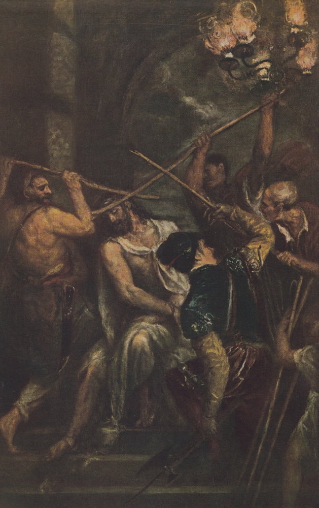 Crowning with Thorns Canvas Art - Titian (18 x 24)