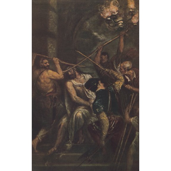 Crowning with Thorns Canvas Art - Titian (24 x 36)