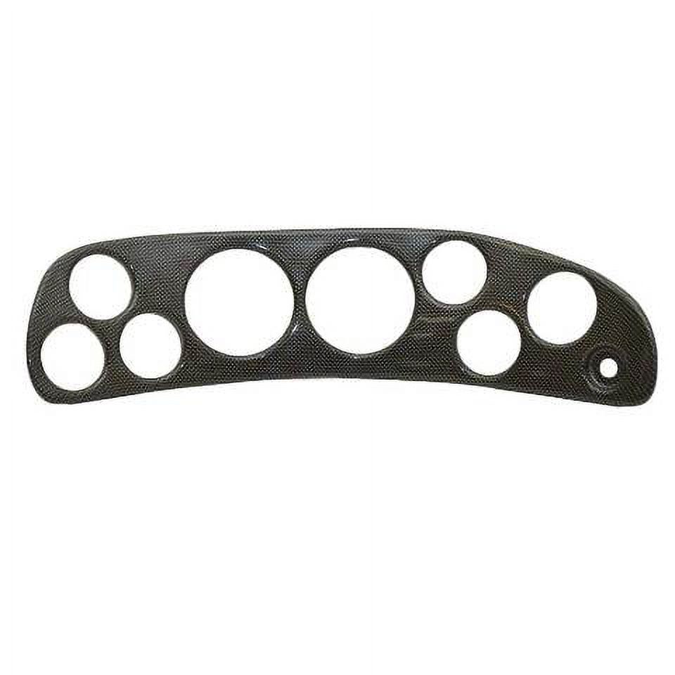 Crownline Boat Blank Gauge Panel AD 331040 21 1/2 x 5 Inch Black