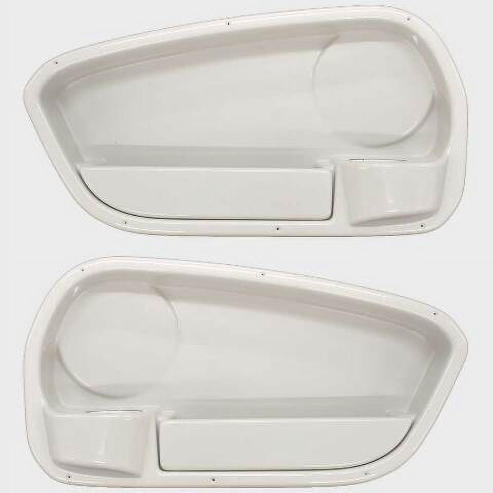 Crownline Boat Coaming Tub Boxes 50044 | 50045 White (Set of 2 ...