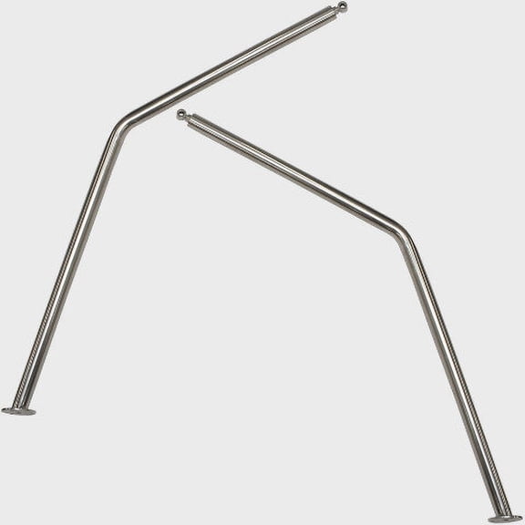 Crownline Boat Grab Rails 50092 | 1 1/2 Inch Stainless (Set of 2)
