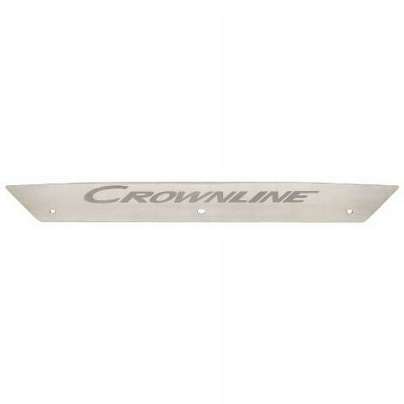 Crownline Boat Logo Plate 43983 | Stainless Steel