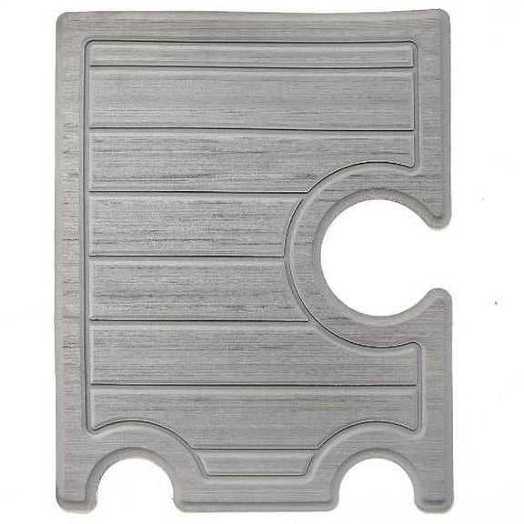 Crownline Boat Non Skid Mat | 12 3/8 x 15 3/4 Inch Moon Rock Gray