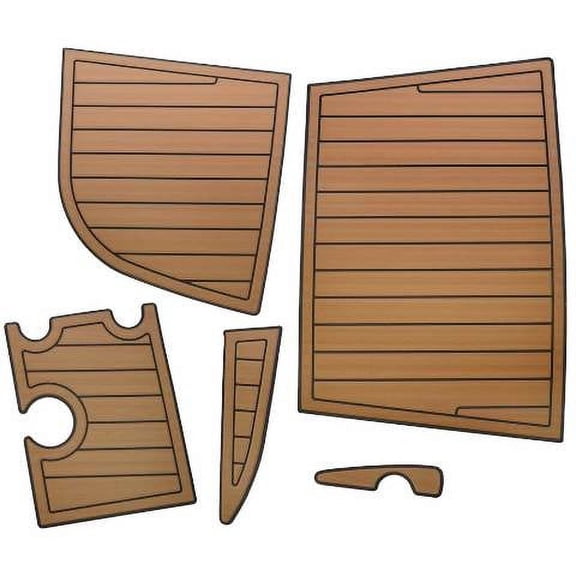 Crownline Boat Non Skid Mat 44339 | 21 SS Mocha Black (5 PC)