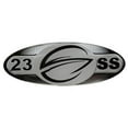 thumbnail image 1 of Crownline Boat Raised Decal 40187 | 23 SS Grey 3 1/2 x 1 1/4 Inch, 1 of 2