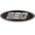 thumbnail image 1 of Crownline Boat Raised Decal 40199 | 280 Black Silver Model Sticker, 1 of 1