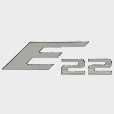 Crownline Boat Raised Emblem Decal 22097 | E22 Silver Sticker