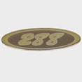 thumbnail image 1 of Crownline Boat Raised Emblem Decal Sticker 61664 | 288 BR Tan Gold, 1 of 3
