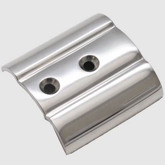 Crownline Boat Rubrail End Cap | 2 3/8 Inch Stainless Steel Port