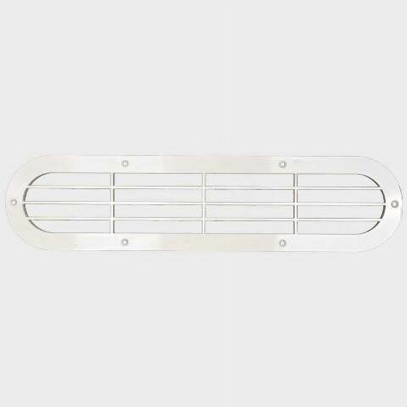 Crownline Boat Vent Grille Cover 35014 | Oval Off White Plastic
