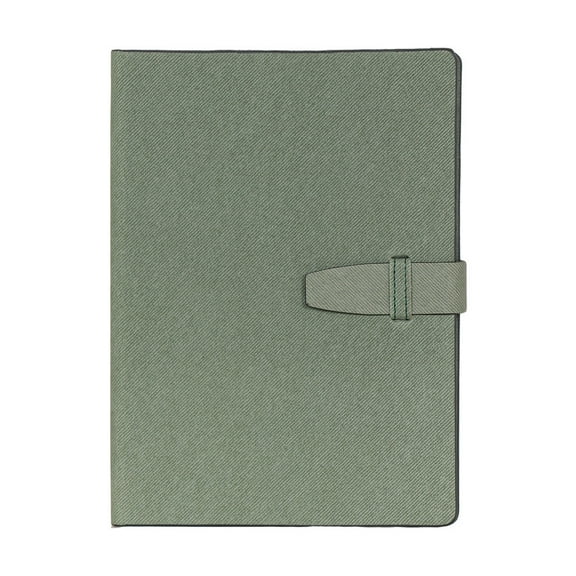 Crownlit A5 Green Diary with Fabric Lock