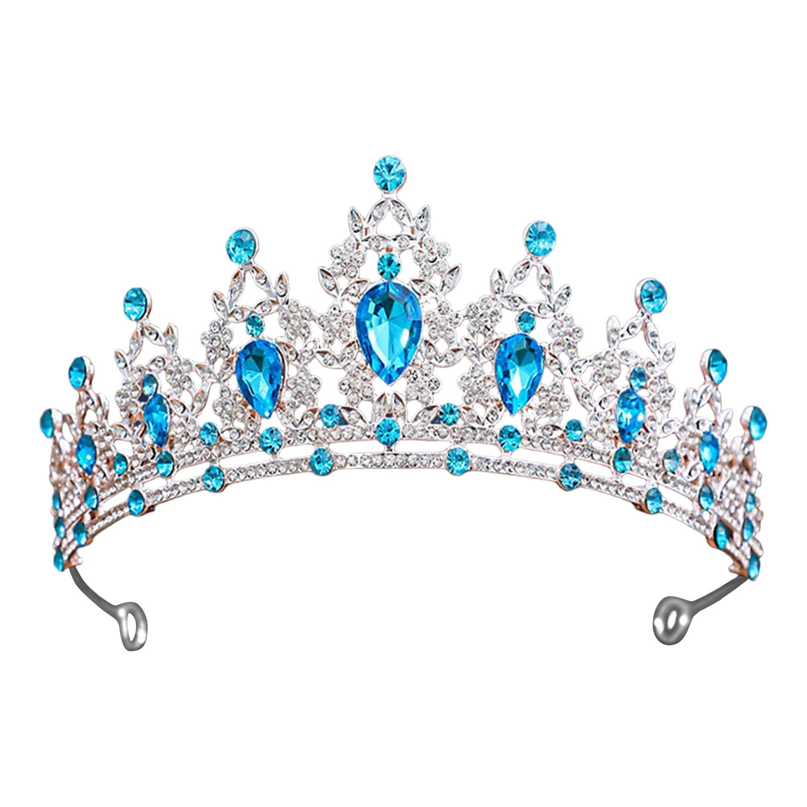 Goddess Crown for Wedding Bride Birthday Princess Bridal Shower Golden Moon Bridal Crown Celestial Goddess Tiara White  main image 2