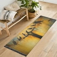 Crows Birds Runner Rug Machine Washable Area Rugs Carpet Non Slip ...