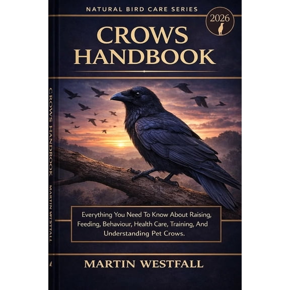 Crows Handbook: Everything You Need To Know About Raising, Feeding, Behaviour, Health Care, Training, And Understanding , (Paperback)