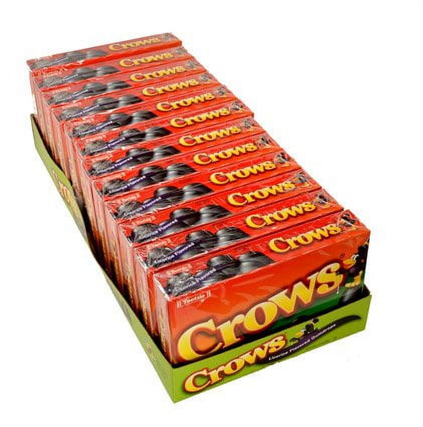 Crows Licorice Flavored Gumdrops 6.5 Ounce Box 12 / Case