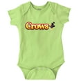 thumbnail image 1 of Crows Logo Black Licorice Candy Lover Romper Boys or Girls Infant Baby Brisco Brands 12M, 1 of 6