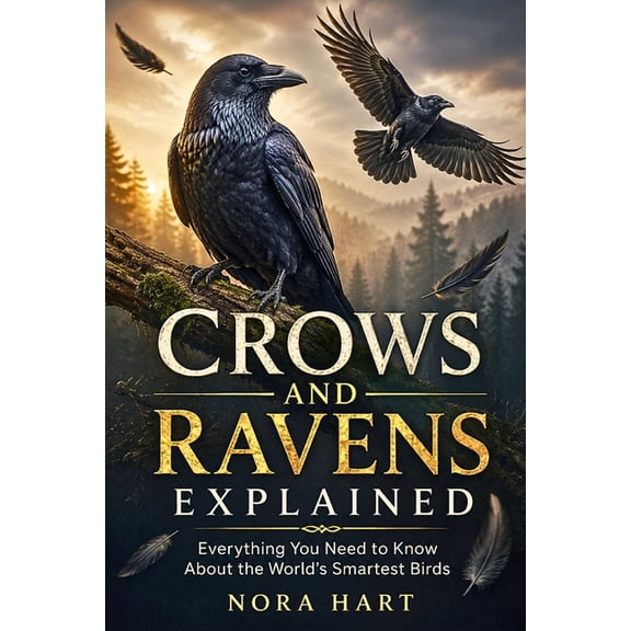 Crows and Ravens Explained: Everything You Need to Know About the World's Smartest Birds, (Paperback)